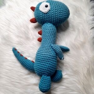 Handmade Crochet Dinosaur Stuffed Animal